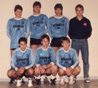 Liðsmynd innanhus 1987