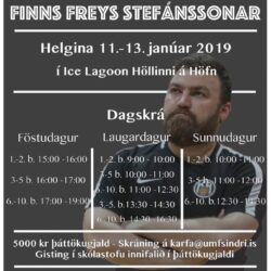Íslandsmeistarabúðir Finns Freys Stefánssonar