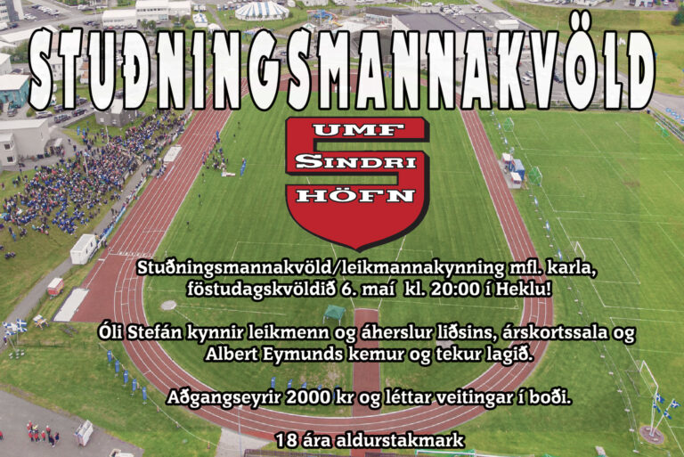 Read more about the article Stuðningsmannakvöld og 3 leikir hjá knd. Sindra!